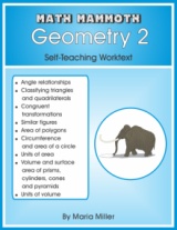 Math Mammoth Geometry 2 cover