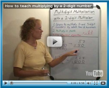 Teaching multiplication algorithm