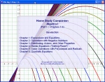 Home Study Companion - Algebra 1 contents