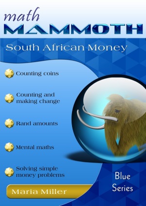 Math Mammoth South African Money workbook cover
