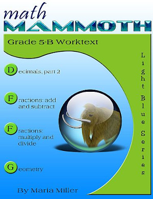 cover for Math Mammoth Grade 5-B Complete Worktext