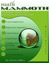 Math Mammoth Multiplication & Division Worksheets Collection book cover