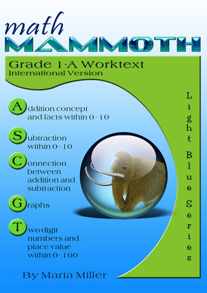 cover for Math Mammoth Grade 1-A Complete Worktext