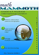 cover for Math Mammoth Grade 4-A Complete Worktext