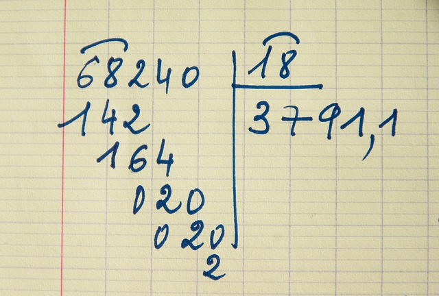 Long division algorithm