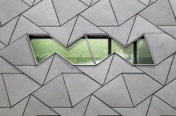 facade made of polygons