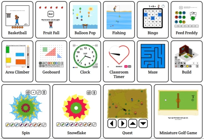 ToyTheater math games