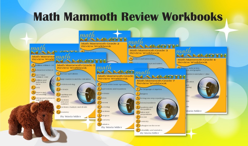 Math Mammoth review workbooks