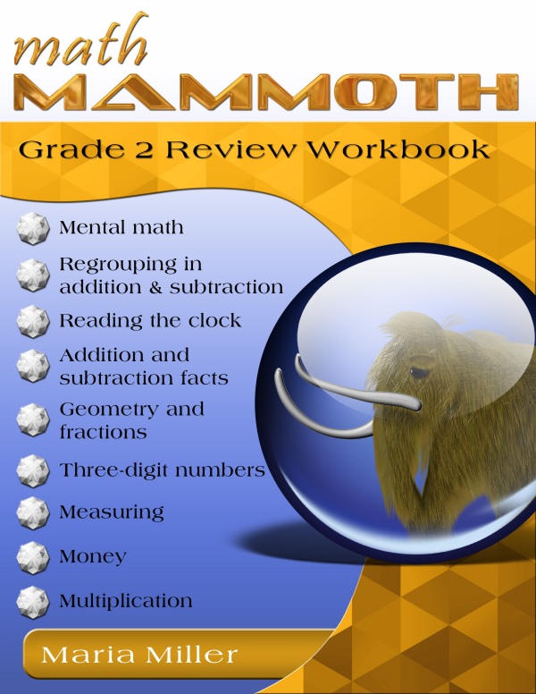 cover for Math Mammoth Grade 2 Review Workbook