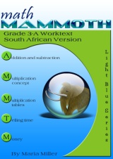 cover for Math Mammoth Grade 3-A Complete Worktext, South African version