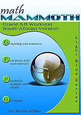cover for Math Mammoth Grade 5-B Complete Worktext, South African Version