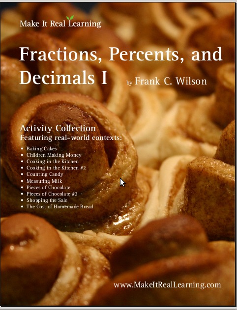 Fractions, Decimals, Percents I workbook for grades 4-8 - Make It Real